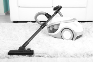 Vacuum on carpet 